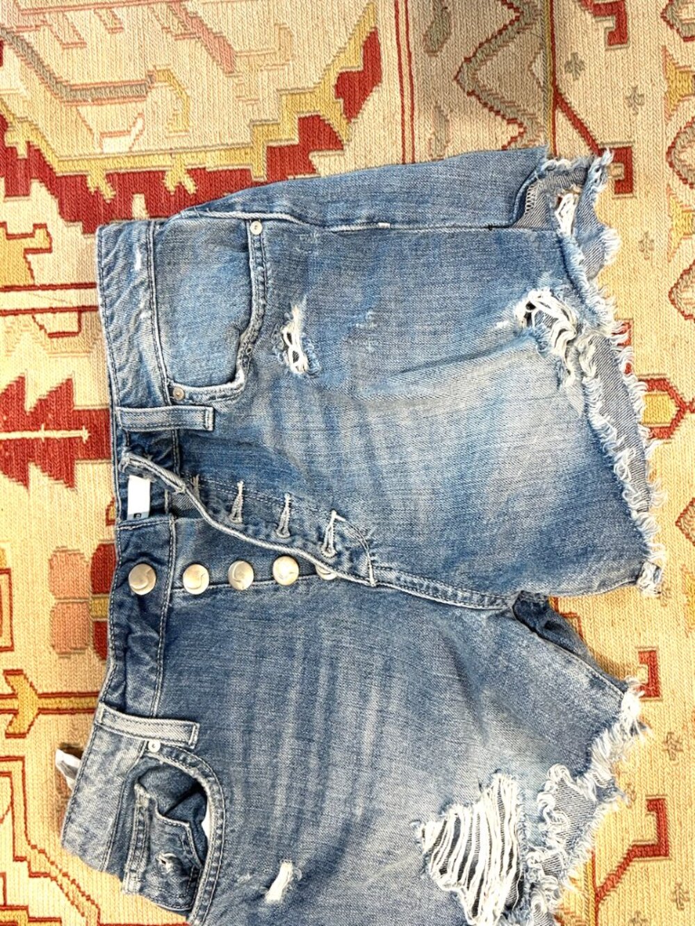 Joe's Jeans distressed denim shorts, size 24